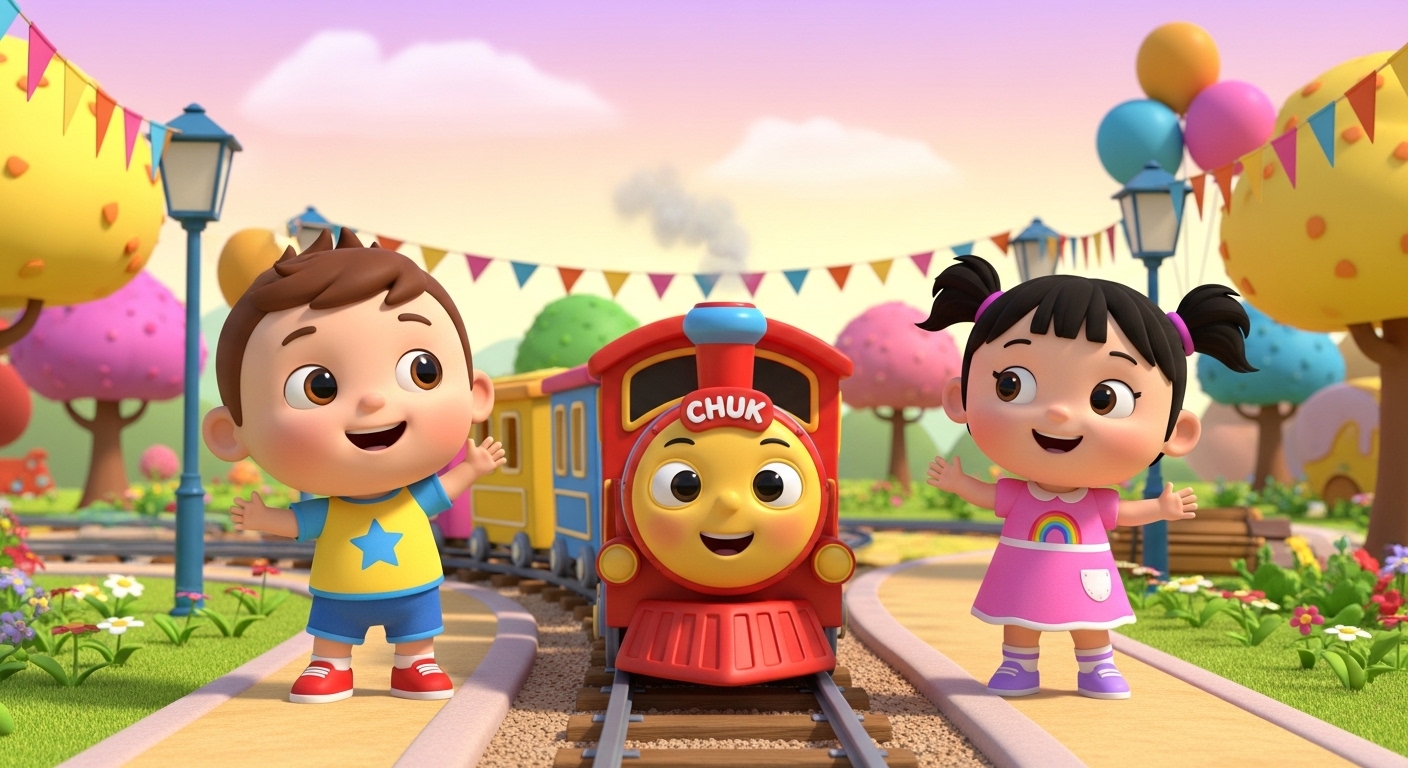 train song - AI generated image