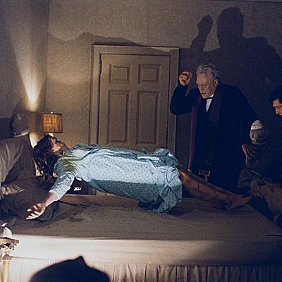 Behind-the-Scenes of The Exorcist Scene - AI generated image