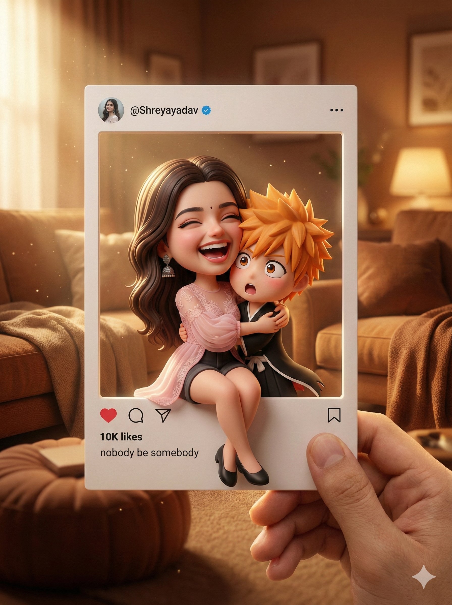 Turn Your Photo into Hyper-Realistic 3D Chibi - AI generated image