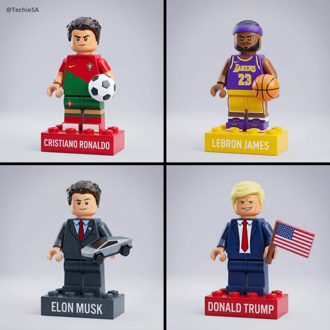 LEGO Characters by NANO BANANA PRO - AI generated image