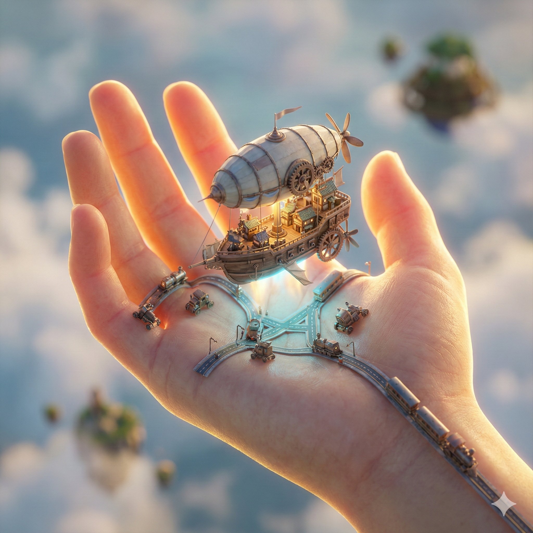 Palm City - AI generated image