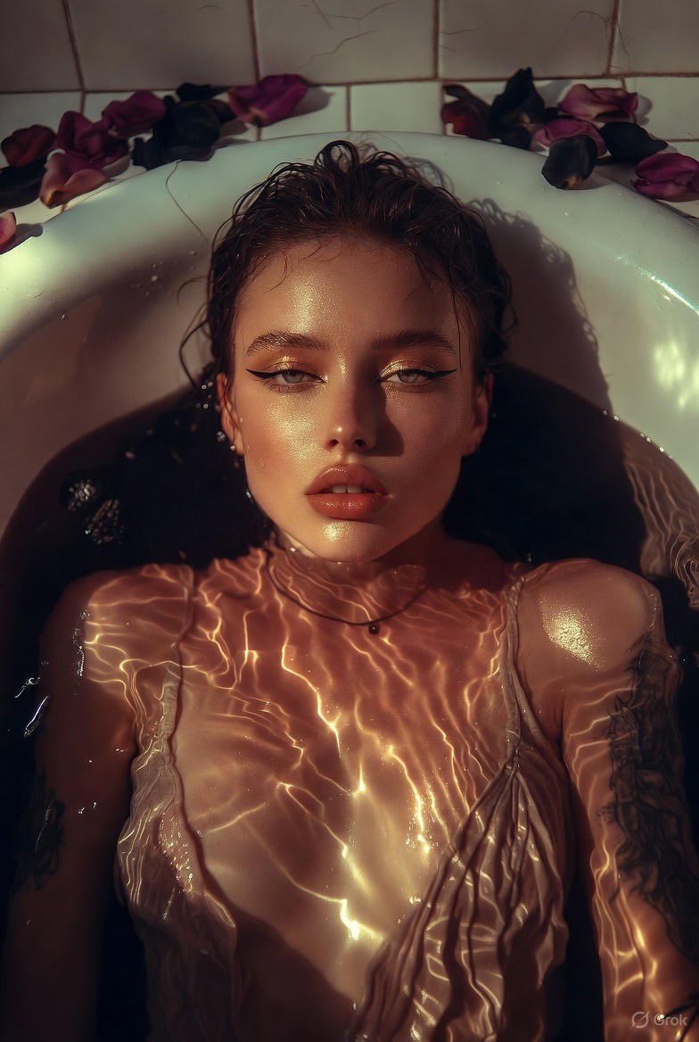 Hyper-realistic Cinematic Portrait Photography by Grok AI - AI generated image