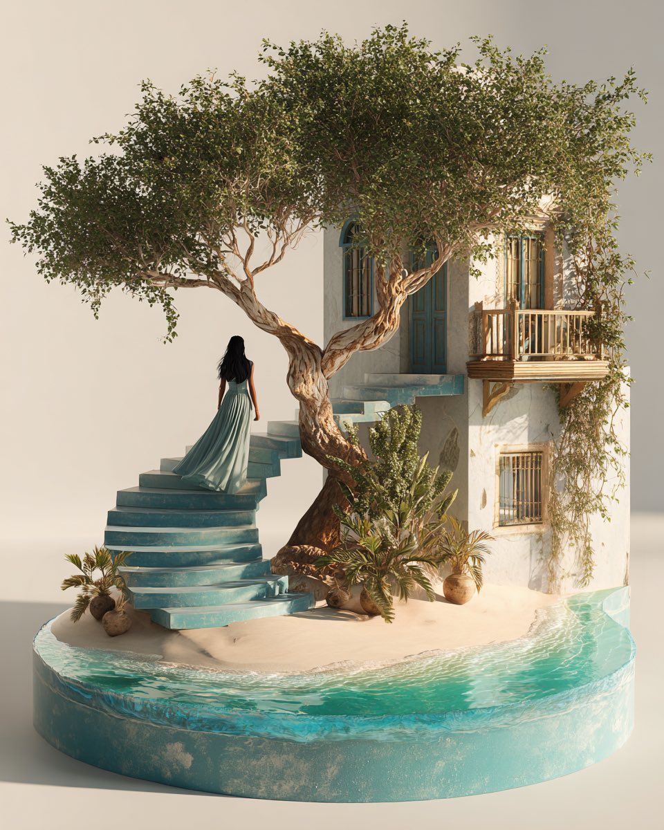 3D Hyper-realistic Scene Model - AI generated image