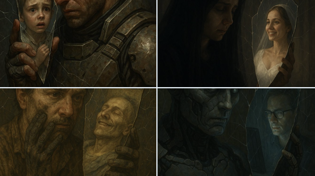 Shattered Truth - AI generated image