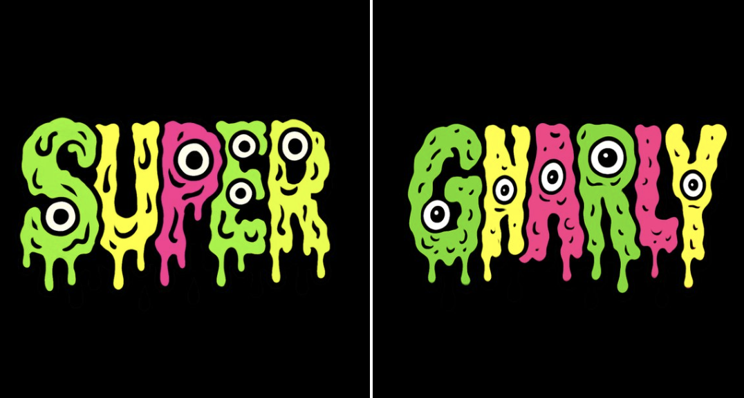 Melting Mutant Text - AI generated image