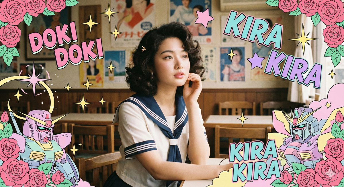 Retro Anime Fantasy - AI generated image