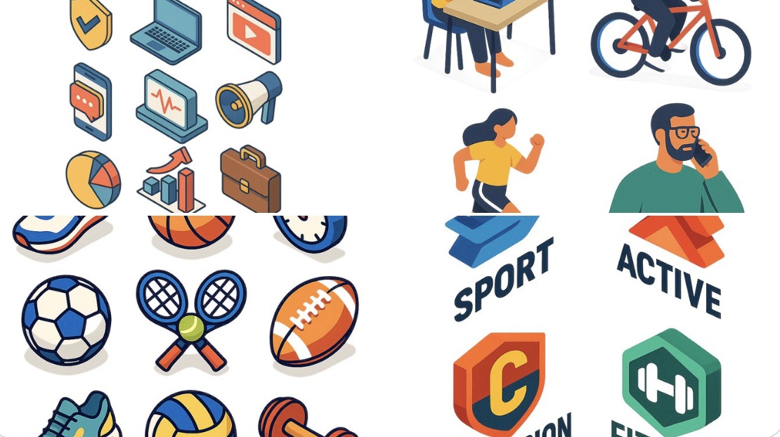 Flat Design Isometric Style - AI generated image