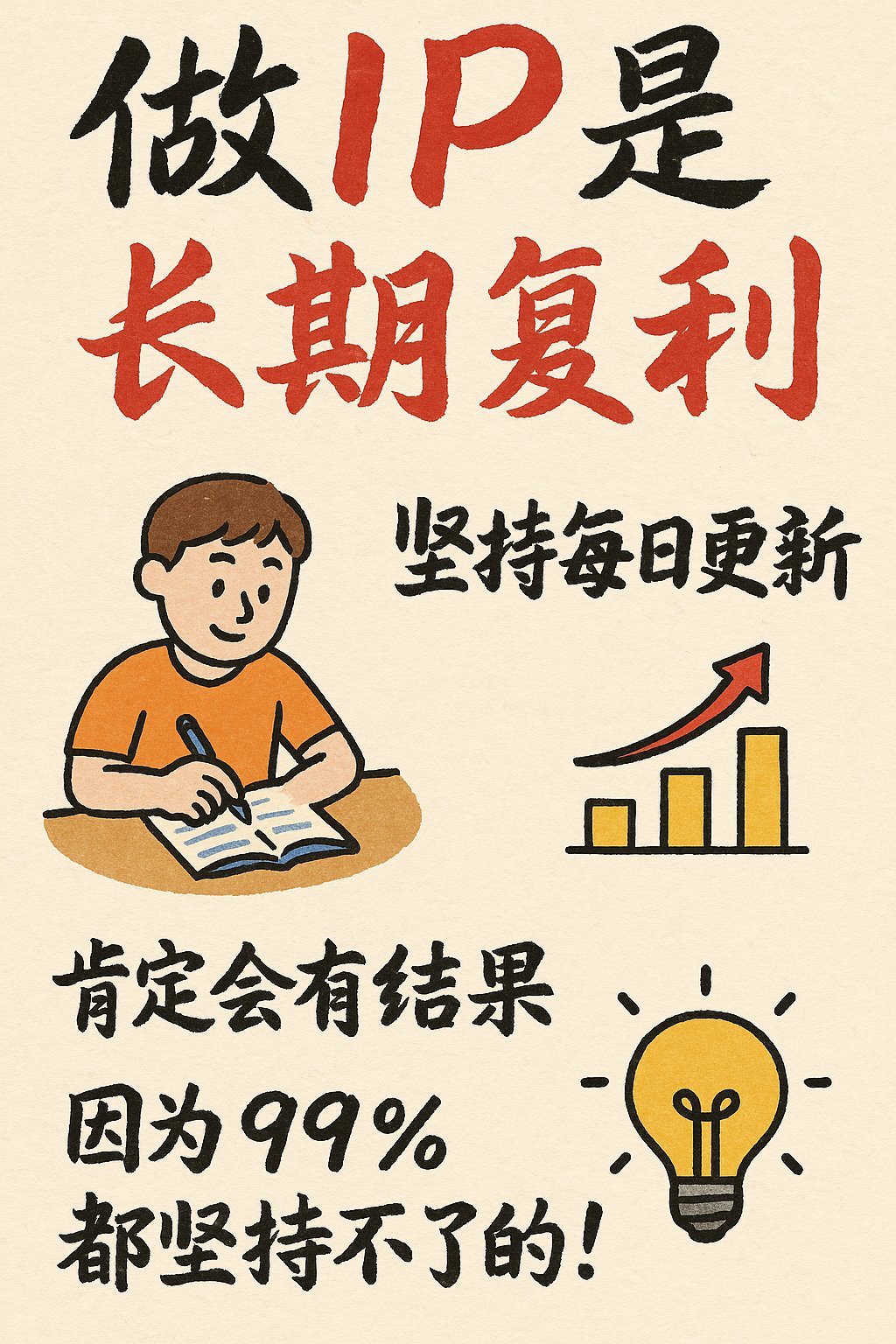 Hand-drawn Style Infographic Card - AI generated image