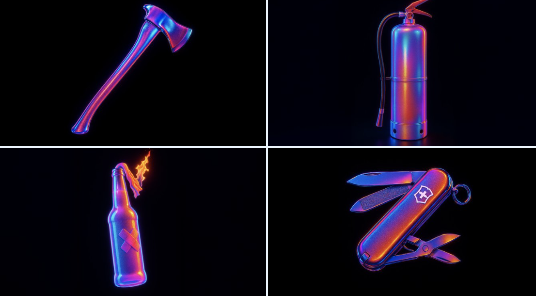 Neon Style Tools - AI generated image