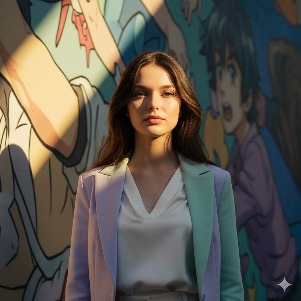 Hyperrealistic Cinematic Wide Street Shot - AI generated image