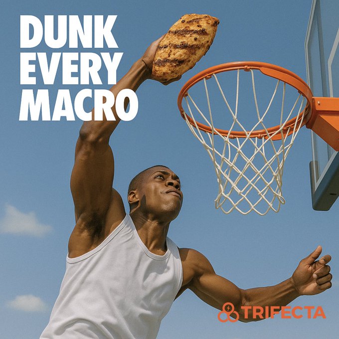 Food and Sports Combination Ad - AI generated image