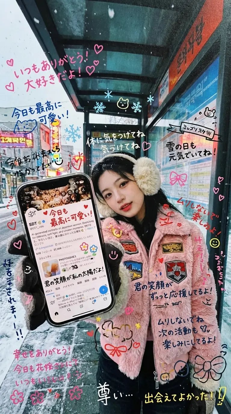 Drawing Brain Messages for Your Idol - AI generated image