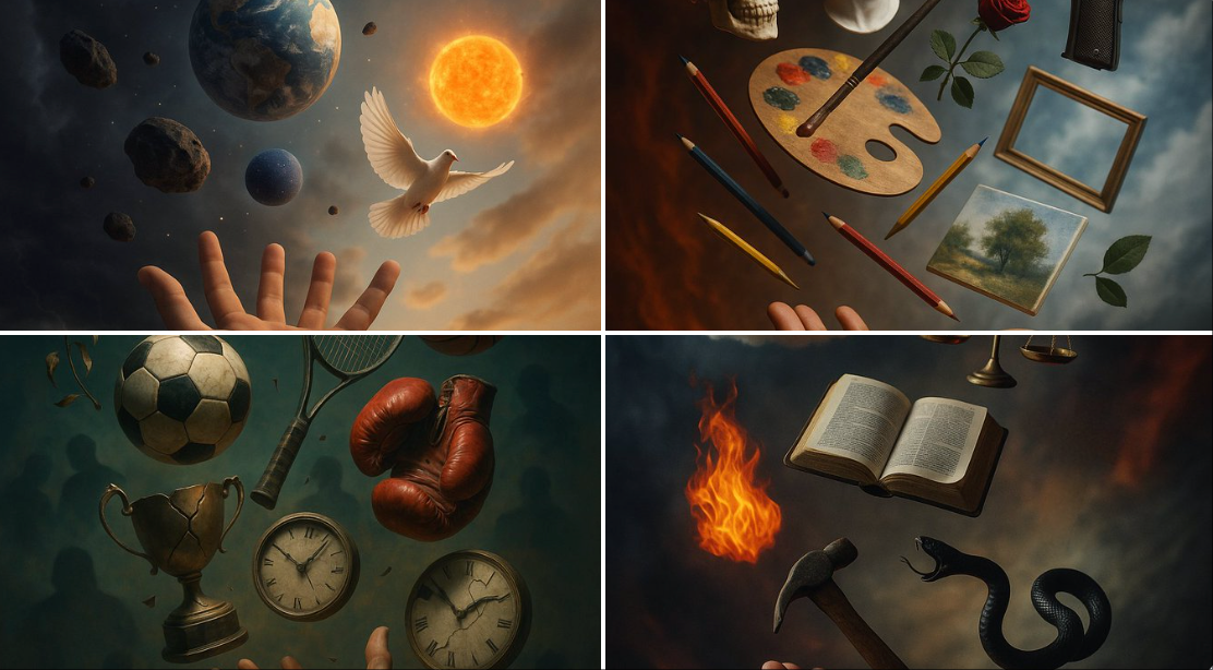 Symbol Clash - AI generated image