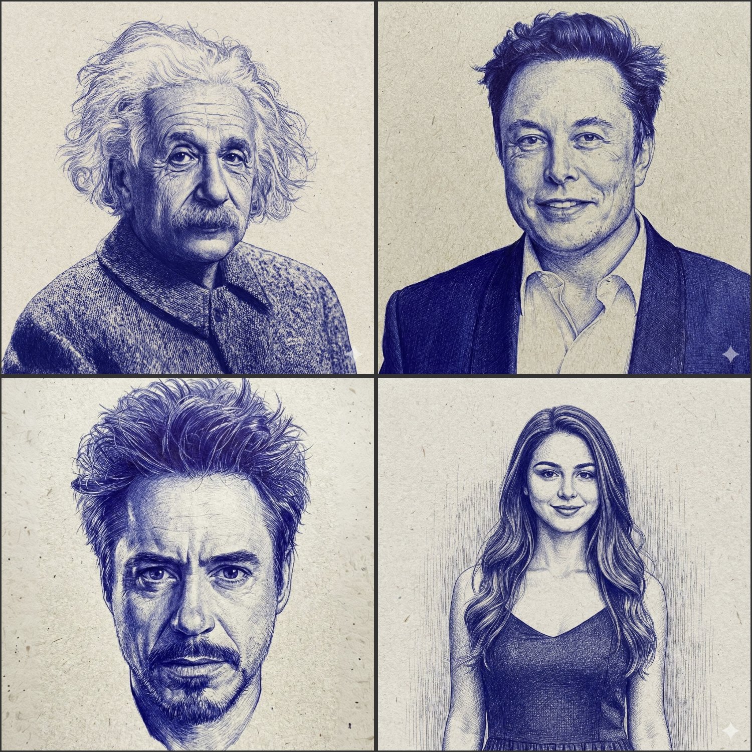 Hyper-Realistic Pen Sketch - AI generated image