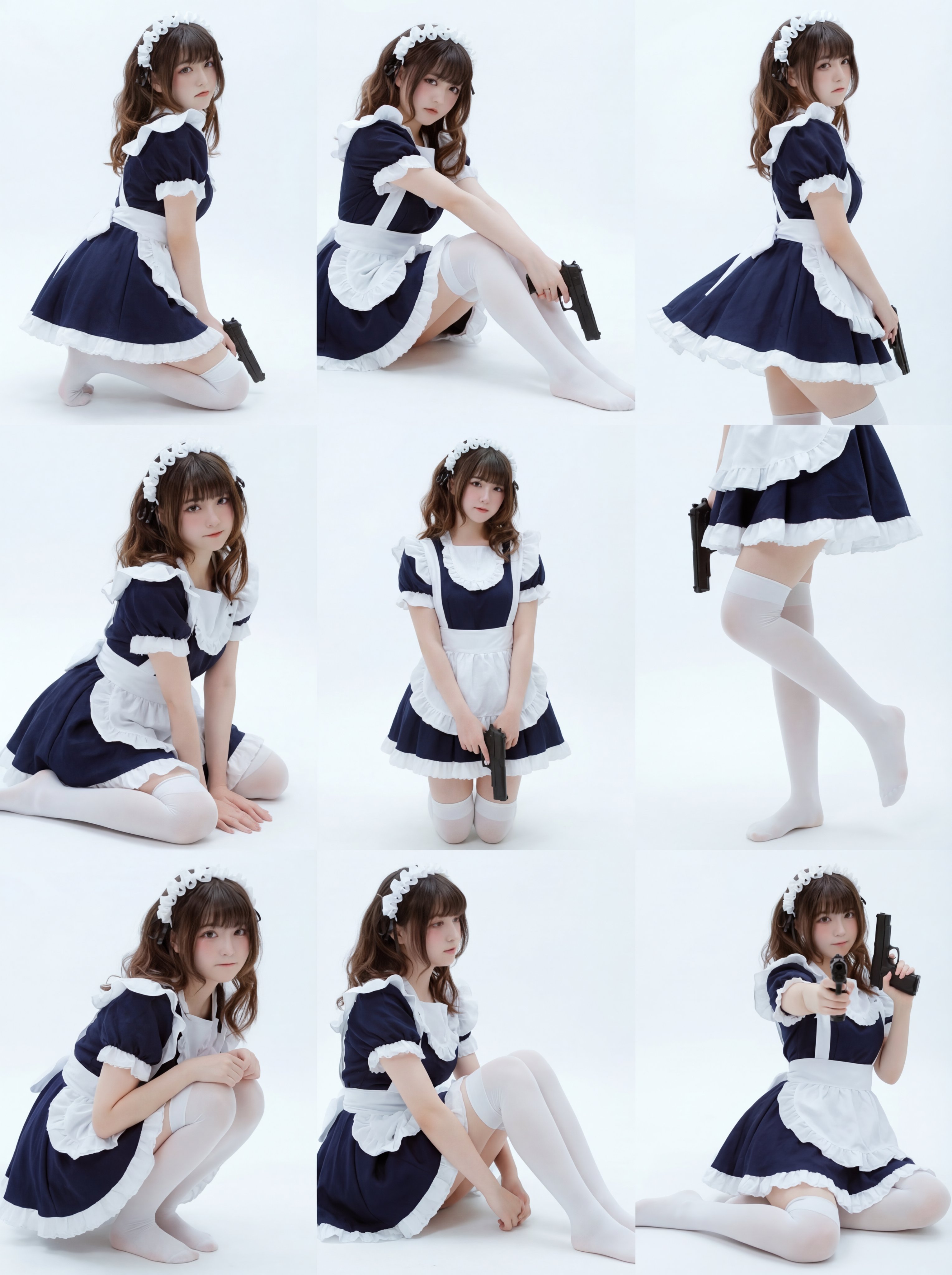 Cute with a Touch of Seduction: Maid Character from the 'Cute Universe' Series, Episode 5 - AI generated image