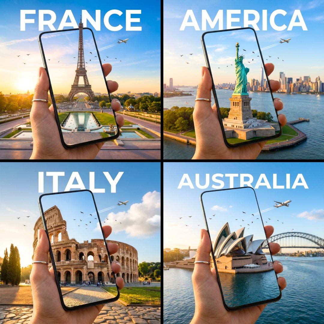 Hyper-realistic Travel Ad - AI generated image