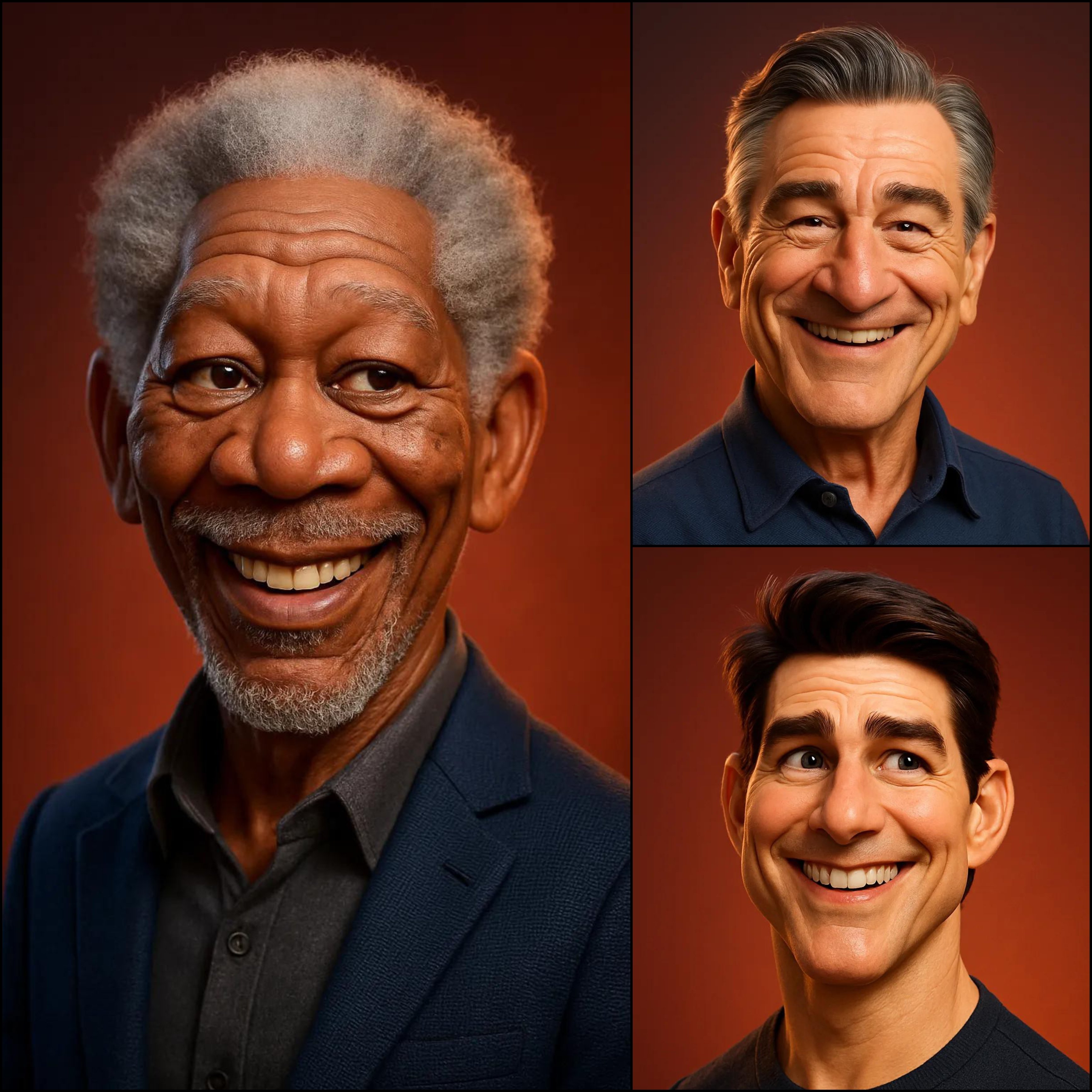 3D Caricature Portrait - AI generated image