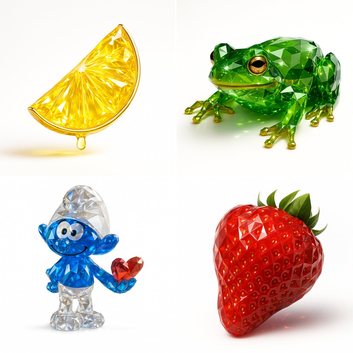 Rendered Gemstone - AI generated image