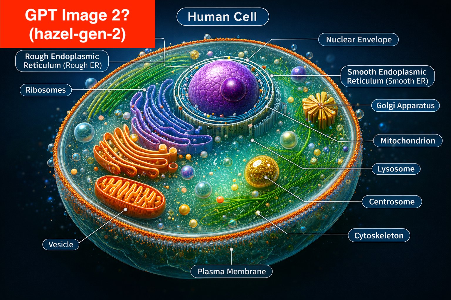 Human Cell and Nano Banana Image - AI generated image