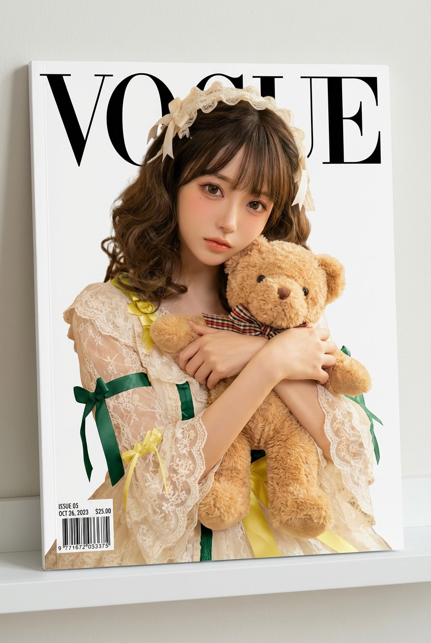 Cute Universe Magazine Cover - AI generated image