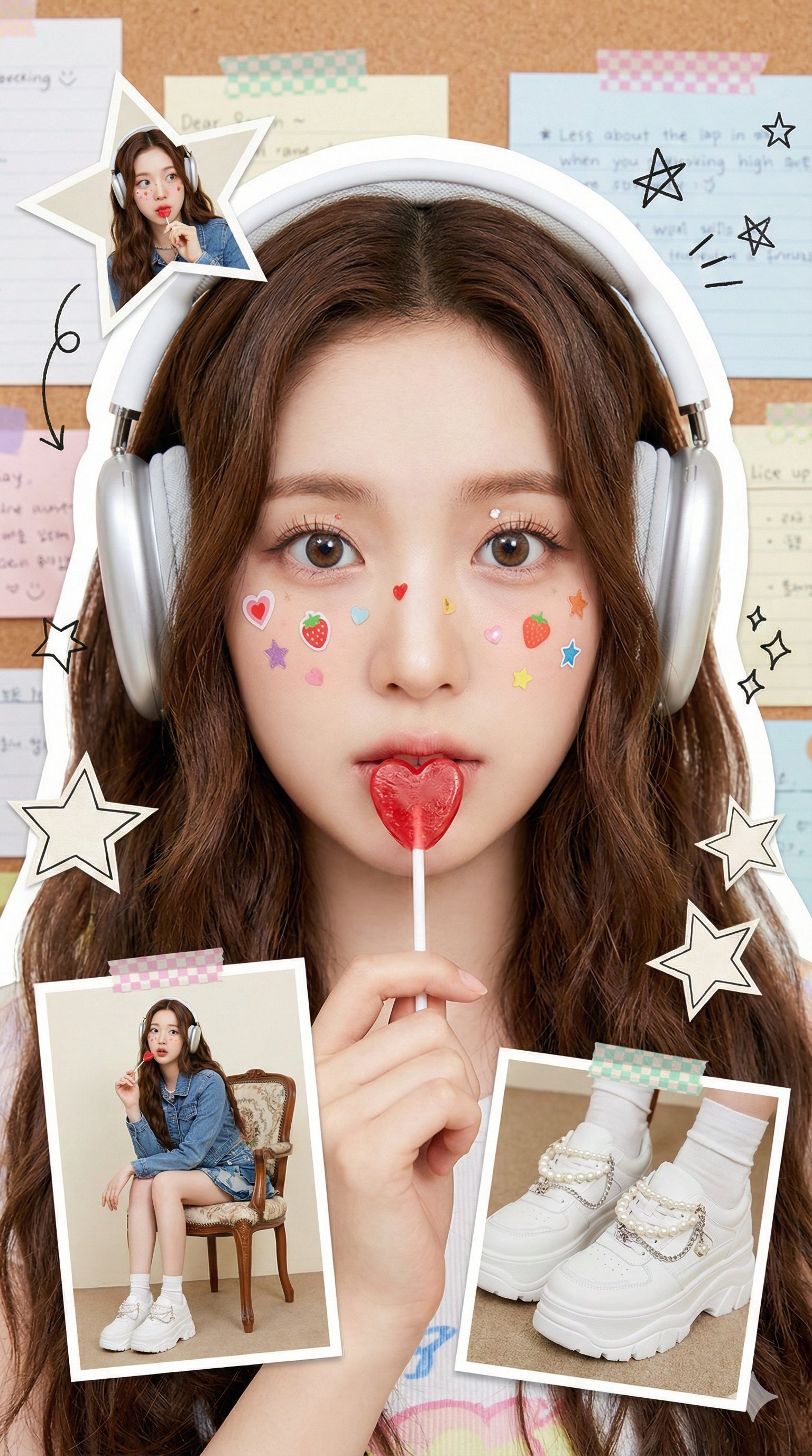 Nano Banana Pro: Stylish Youthful Portrait Collage - AI generated image