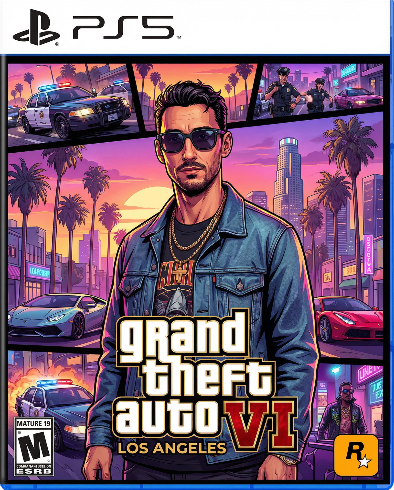 Why Not Create Your Own Game Cover While Waiting for GTA VI? - AI generated image