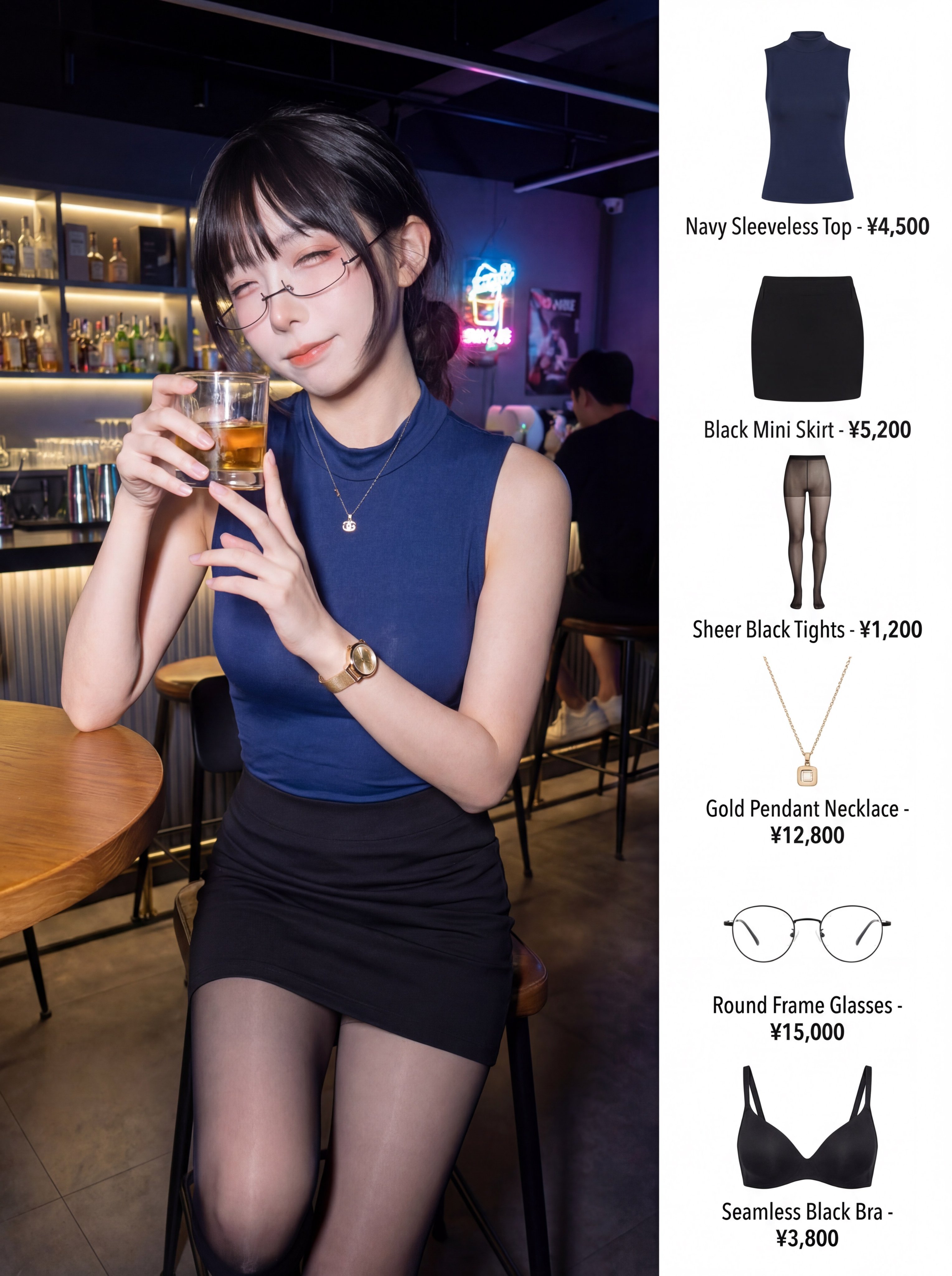 Cute Universe Series OOTD Fashion Collage - AI generated image