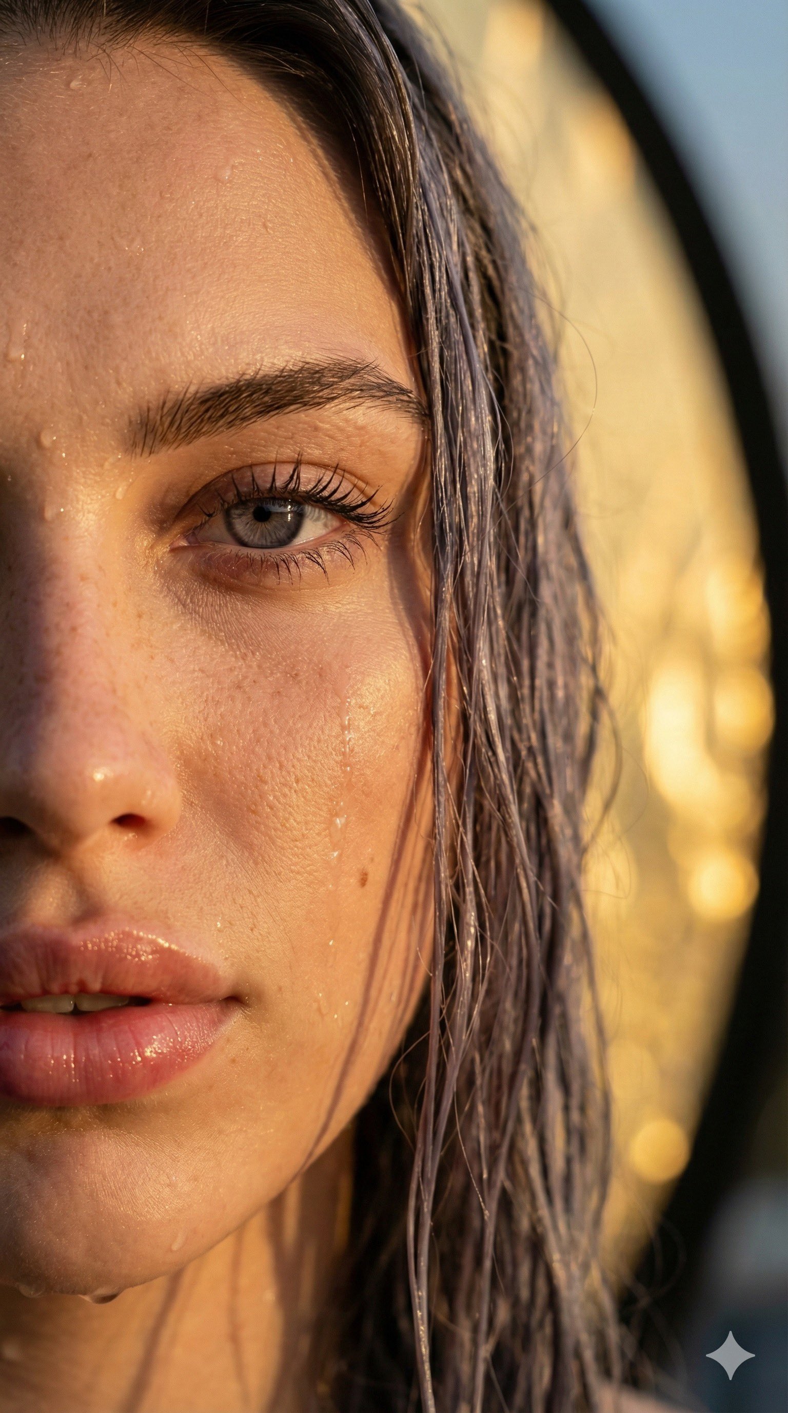 Hyper-realistic Close-up Portrait of Gemini Nano Banana 3.0 in Golden Hour - AI generated image