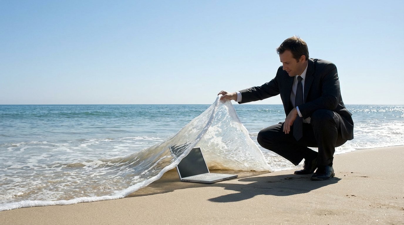 Upgraded from Cloud Storage to Deep Sea Storage! - AI generated image