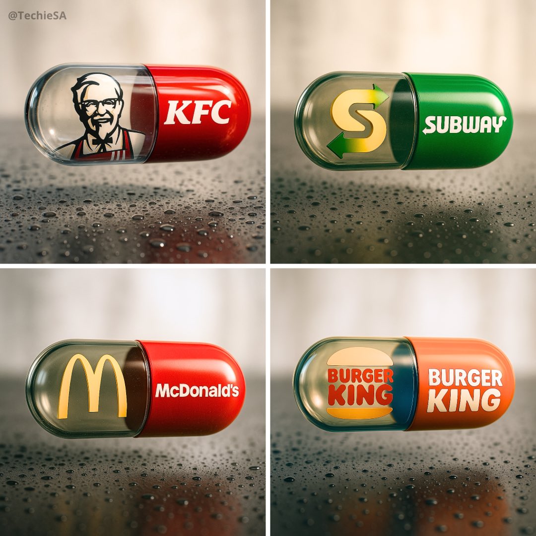 Brand Fast Food Capsule - AI generated image