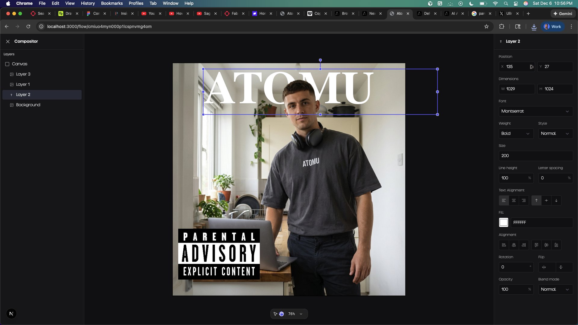 Creative Compositor App - AI generated image