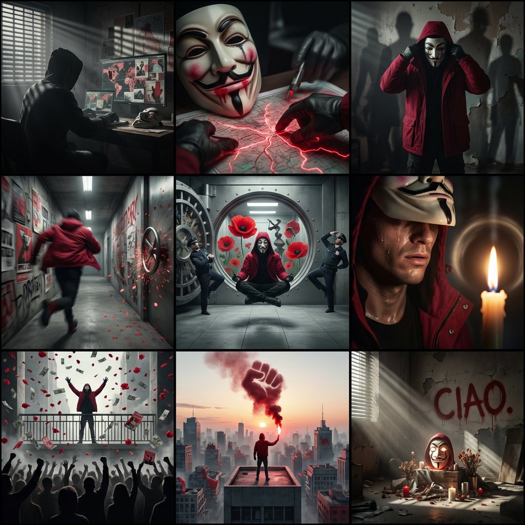 Modern Resistance Movement Storyboard Generator - La Resistenza - AI generated image