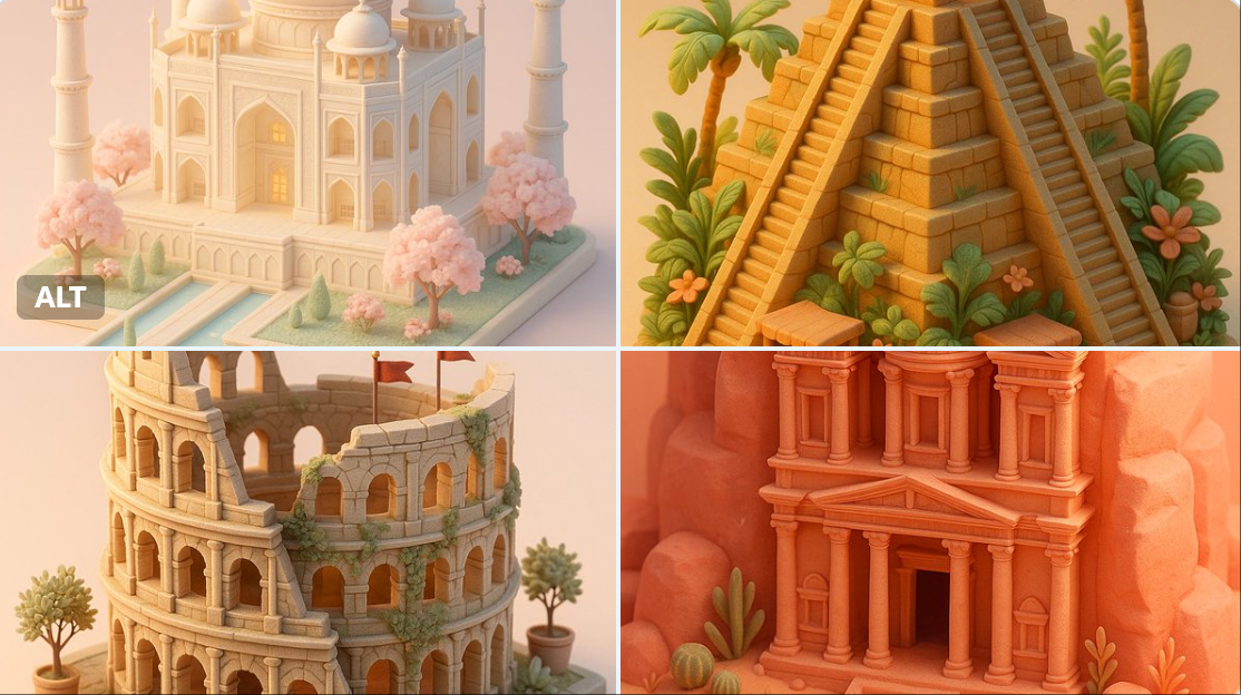 Classic Miniature Toy Style - AI generated image