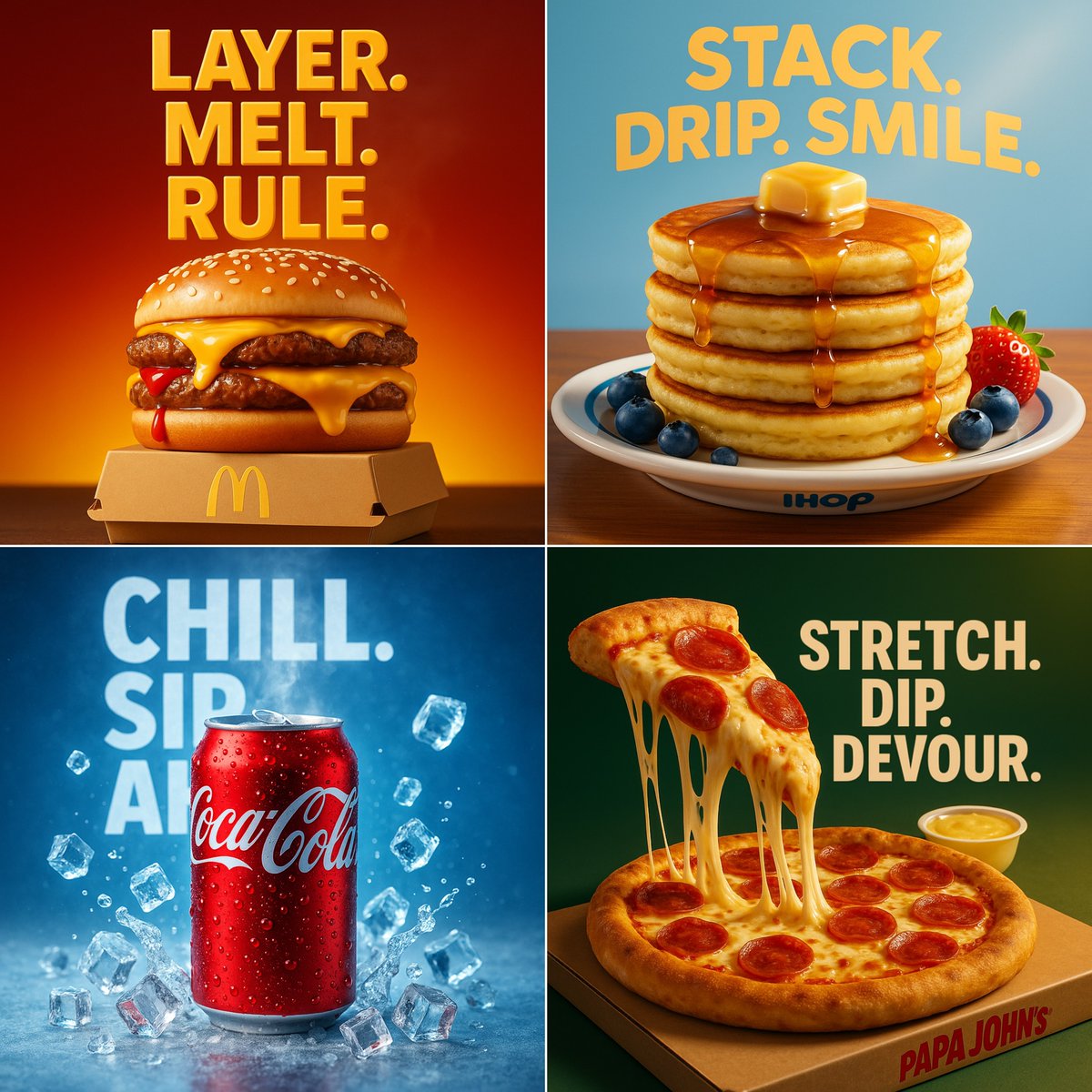 3D Hyper-realistic Food Ad - AI generated image