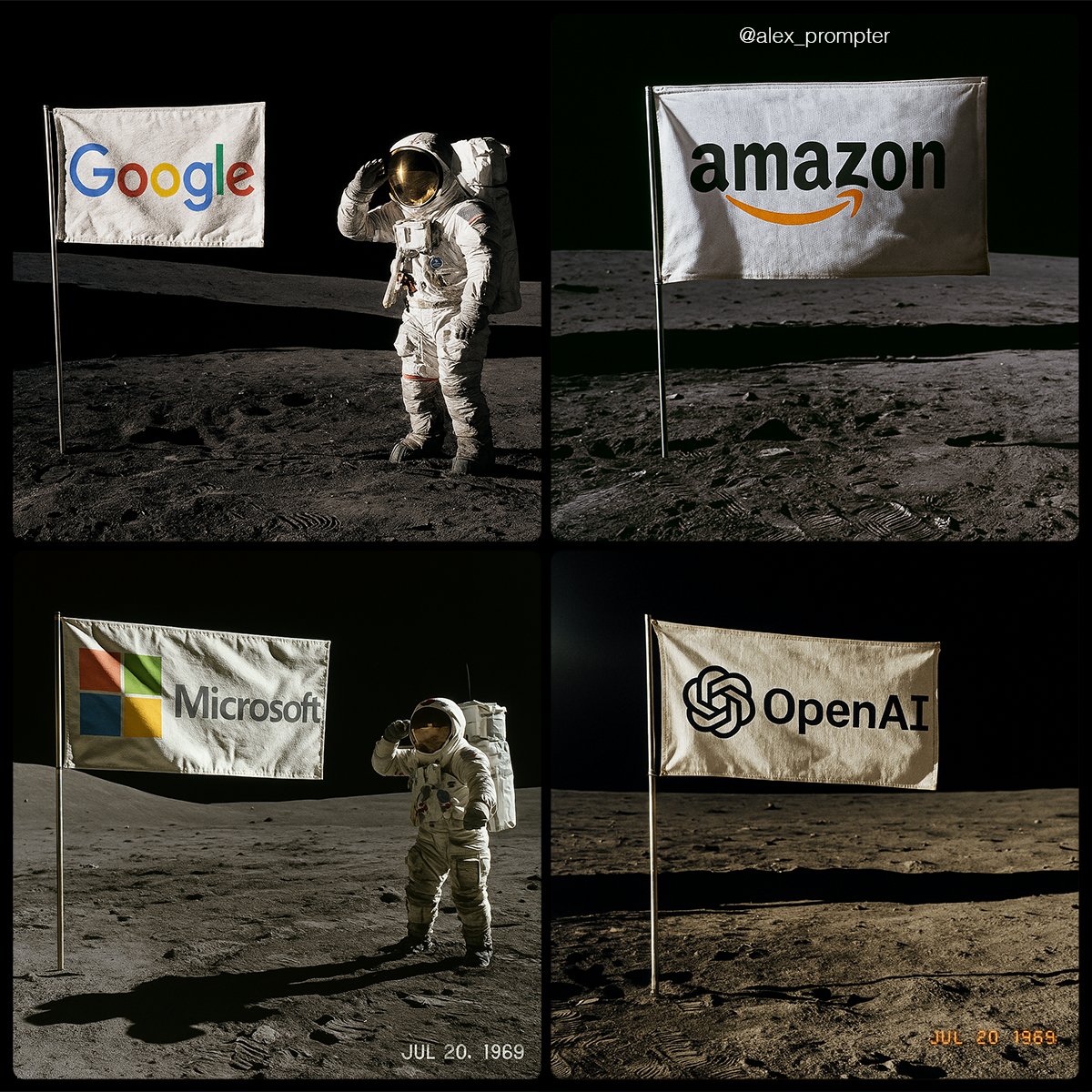 Put Your Logo on the Moon - AI generated image