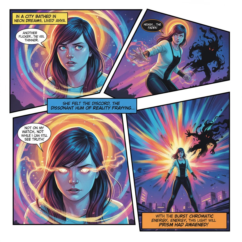 Create a Comic Book Strip from One Image and a Prompt with Nano Banana + Adobe Firefly Mobile App - AI generated image