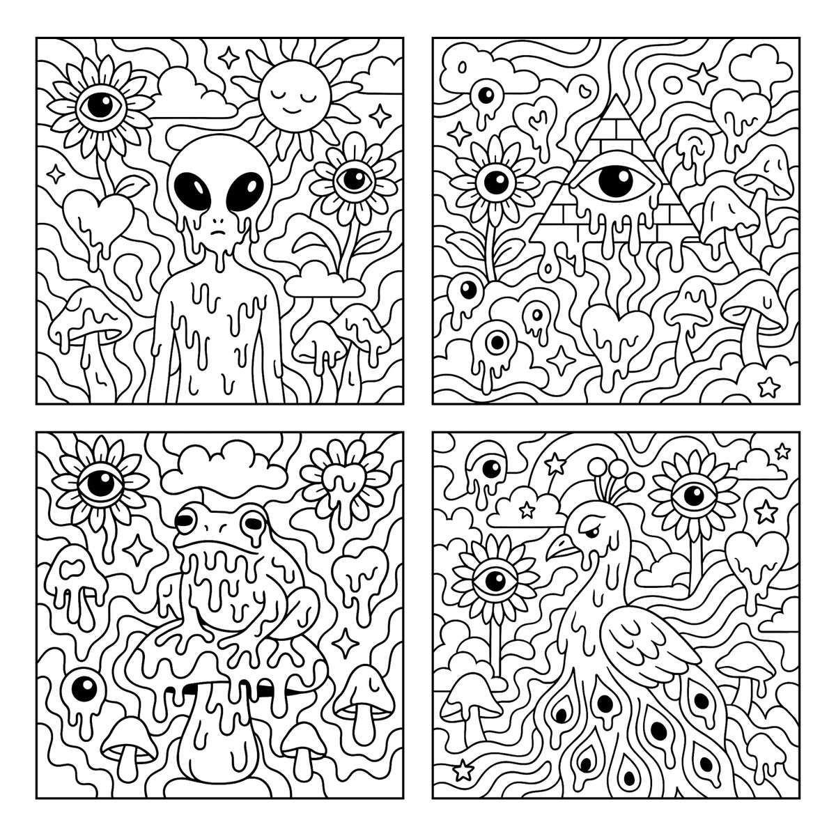 Coloring Book & Line Art