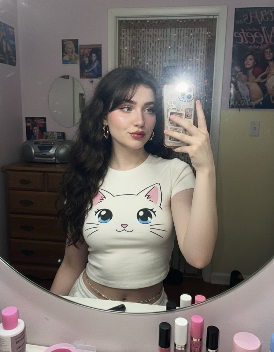 2000s Mirror Selfie with Gemini Nano Banana - AI generated image