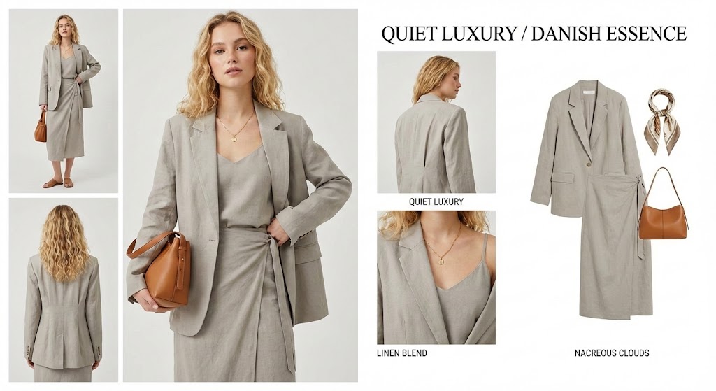 Quiet Luxury Fashion Lookbook - AI generated image